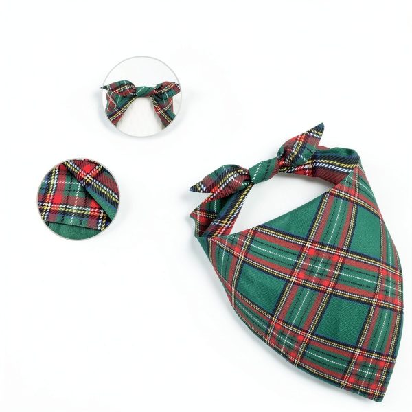 Goherii Dog Bandanas Soft Adjustable Festive Pet Accessories-2