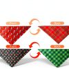 Agroon Dog Bandana Christmas Design Polyester Pet Accessory-3