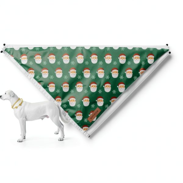 Realeaf Dog Bandana Christmas Design Dual Layer Durable-1