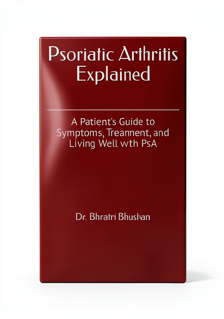'Rheumatology Kindle book open on a tablet screen'