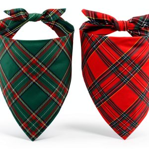 Goherii Dog Bandanas Soft Adjustable Festive Pet Accessories-0