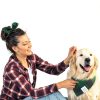 E-Clover Dog Bandanas Plaid Adjustable Holiday Pet-8
