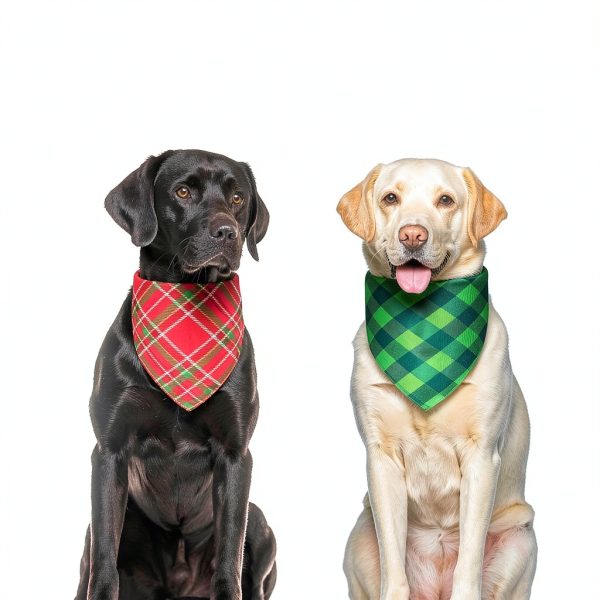 Agroon Dog Bandana Christmas Design Polyester Pet Accessory-5