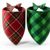 Agroon Dog Bandana Christmas Design Polyester Pet Accessory-1