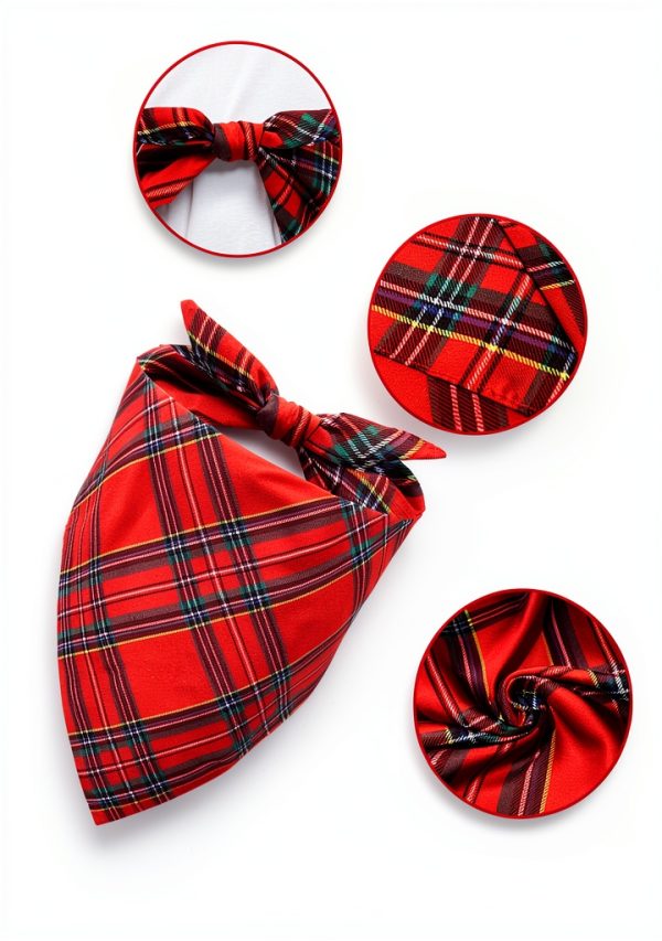 Goherii Dog Bandanas Soft Adjustable Festive Pet Accessories-1
