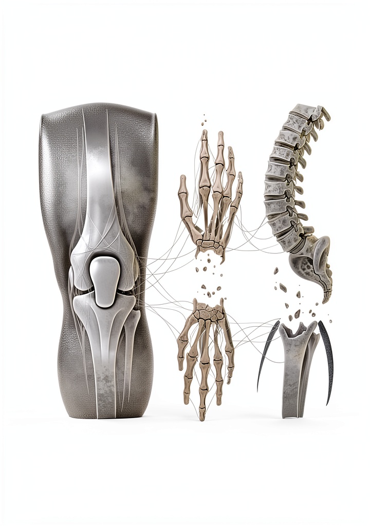 Rheumatology eBook English Print Replica Chronic Pain Guide open on a tablet beside a stethoscope and notebook