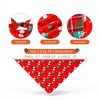 Agroon Dog Bandana Christmas Design Polyester Pet Accessory-2