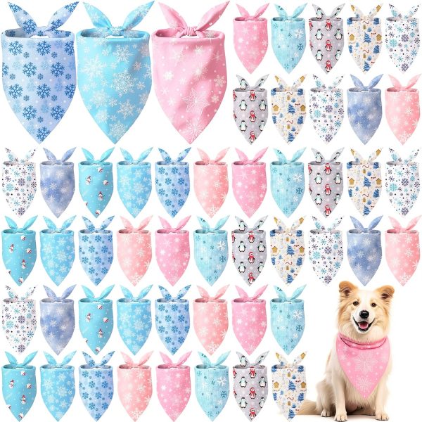 Weewooday Winter Dog Bandanas Polyester Breathable Pet-0