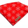 Realeaf Dog Bandana Christmas Design Dual Layer Durable-4