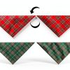 Red Buffalo Plaid Dog Bandanas by Doncida-1