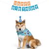 Dog Birthday Bandana Yicostar Soft Cotton Design-8
