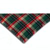 CozyHaus Christmas Dog Bandanas Large Red Plaid-1
