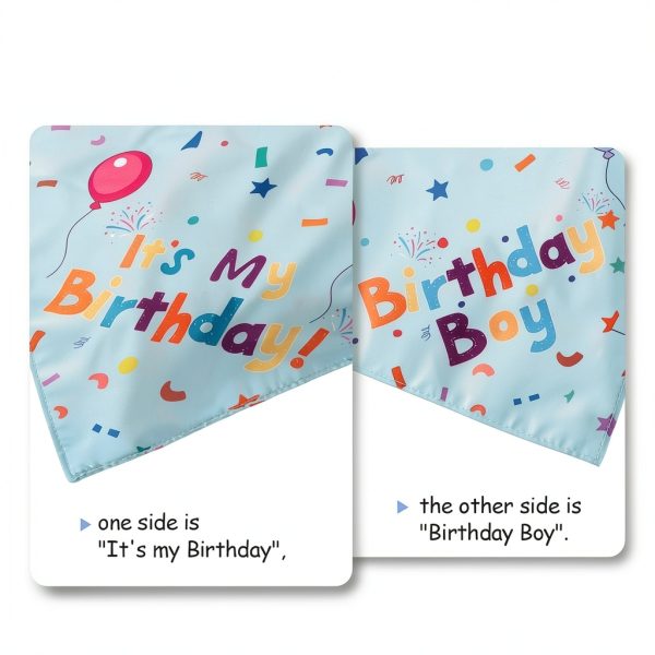 Dog Birthday Bandana Yicostar Soft Cotton Design-4