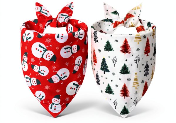Christmas Dog Bandanas WoffBow Pet Supplies-0