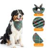 Red Buffalo Plaid Dog Bandanas by Doncida-2