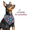 LunaMarie Dog Bandanas Soft Polyester Fashionable Pet-1