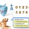 Dog Birthday Bandana Yicostar Soft Cotton Design-3
