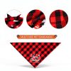 Agroon Dog Bandana Polyester Double‑Sided Holiday-2