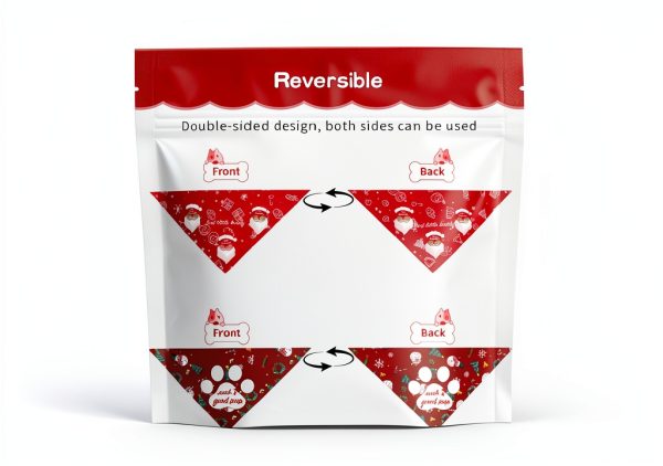 Dog Christmas Bandana Hidnvefen 2 Pack Polyester-5