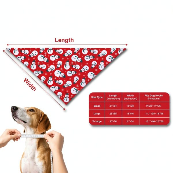 Christmas Dog Bandanas WoffBow Pet Supplies-3