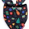 LunaMarie Dog Bandanas Soft Polyester Fashionable Pet-0