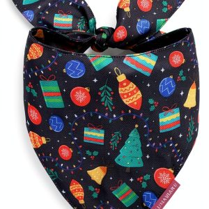 LunaMarie Dog Bandanas Soft Polyester Fashionable Pet-0