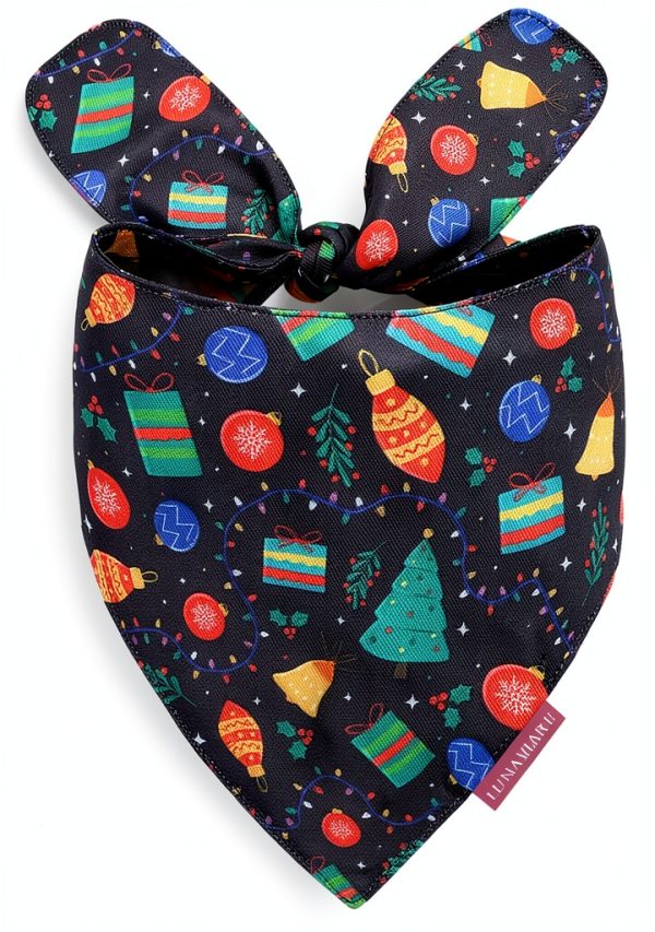 LunaMarie Dog Bandanas Soft Polyester Fashionable Pet-0