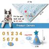 Dog Birthday Bandana Yicostar Soft Cotton Design-1
