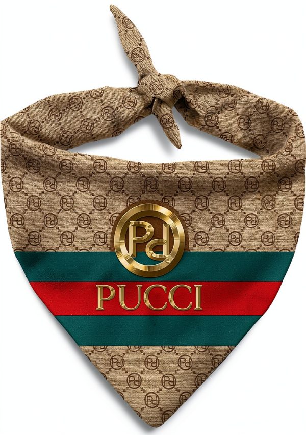 Dog Bandana Millionaire Mutt Polyester Parody-0