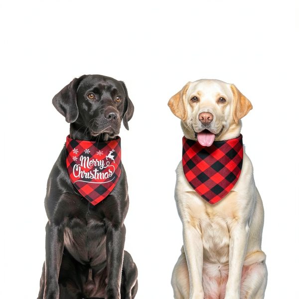 Agroon Dog Bandana Polyester Double‑Sided Holiday-4