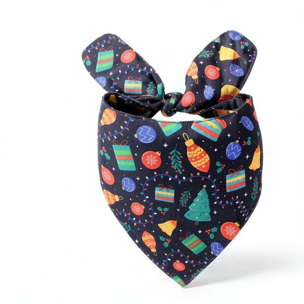 LunaMarie Dog Bandanas Soft Polyester Fashionable Pet-3