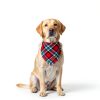 ADOGGYGO Christmas Dog Bandana Red Green Plaid Soft Cotton Sizes-1