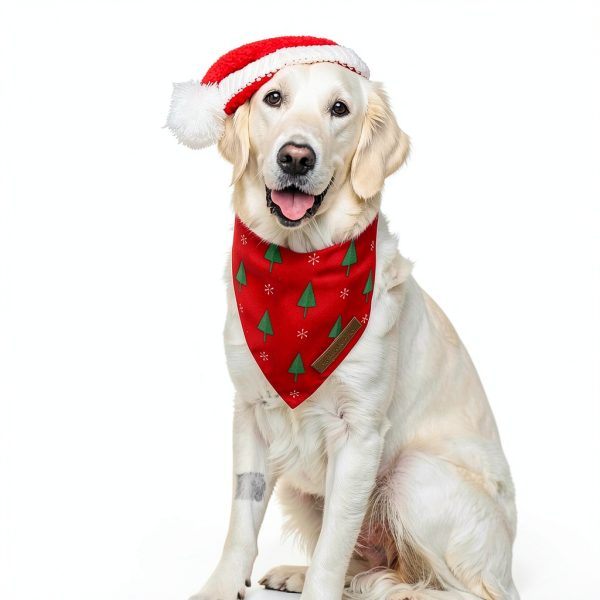 Dog Bandana Realeaf Christmas Dual Layer Bandana Small Large XLarge-5