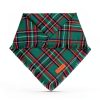 Adoggygo Christmas Dog Bandana Small Red Plaid Tassel with Soft Cotton-4