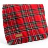 PTDECOR Christmas Dog Bandana Set 2‑Pack Red Plaid Small Large X‑Large-5