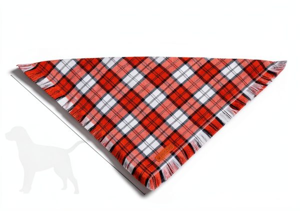 ADOGGYGO Fall Dog Bandana Small Christmas-2 Soft Cotton Plaid-3