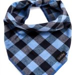youyishi Dog Bandana Cotton Plaid & Grid Designs Adjustable Sizes-0