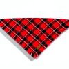 Christmas Dog Bandana 2 Pack PTDECOR Plaid Cotton Various Sizes-3