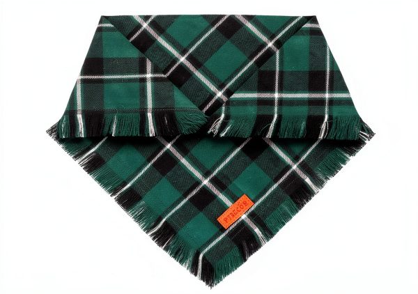 Christmas Dog Bandana 2 Pack PTDECOR Plaid Cotton Various Sizes-4