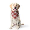 ADOGGYGO Fall Dog Bandana Small Christmas-2 Soft Cotton Plaid-2