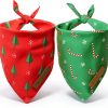 Dog Bandana Realeaf Christmas Dual Layer Bandana Small Large XLarge-0