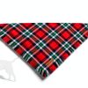 ADOGGYGO Christmas Dog Bandanas Premium Cotton Plaid Pack of Two Small-3