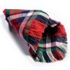 ADOGGYGO Christmas Dog Bandana Red Green Plaid Soft Cotton Sizes-4