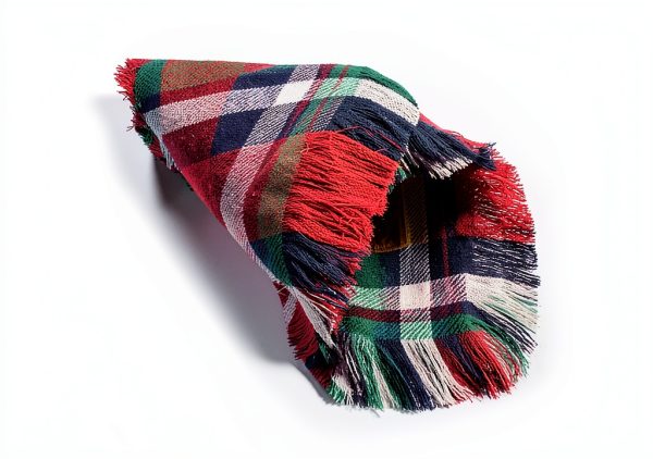 ADOGGYGO Christmas Dog Bandana Red Green Plaid Soft Cotton Sizes-4