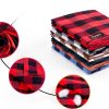 youyishi Dog Bandana Cotton Plaid & Grid Designs Adjustable Sizes-2