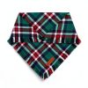 ADOGGYGO Christmas Dog Bandanas Premium Cotton Plaid Pack of Two Small-4