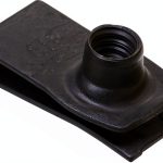 Hillman 58462 M8 Metric Extruded U-Nut, Black, 20-Pack-0