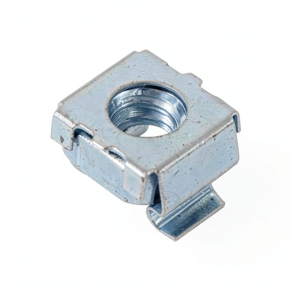 25 Pack 1/4"-20 Zinc Plated Square Cage Nuts-6