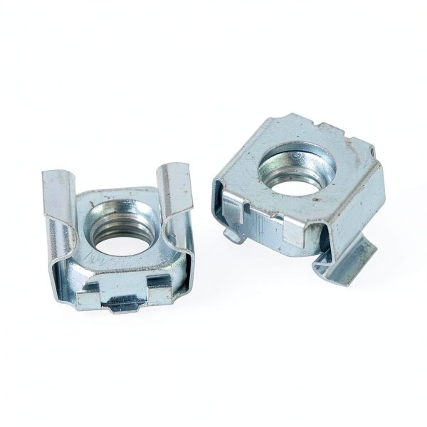 25 Pack 1/4"-20 Zinc Plated Square Cage Nuts-2